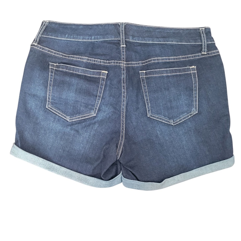Torrid Denim Shorts Womens Size 10 Blue Stretch Mid Rise Jean Shorts - Picture 4 of 10